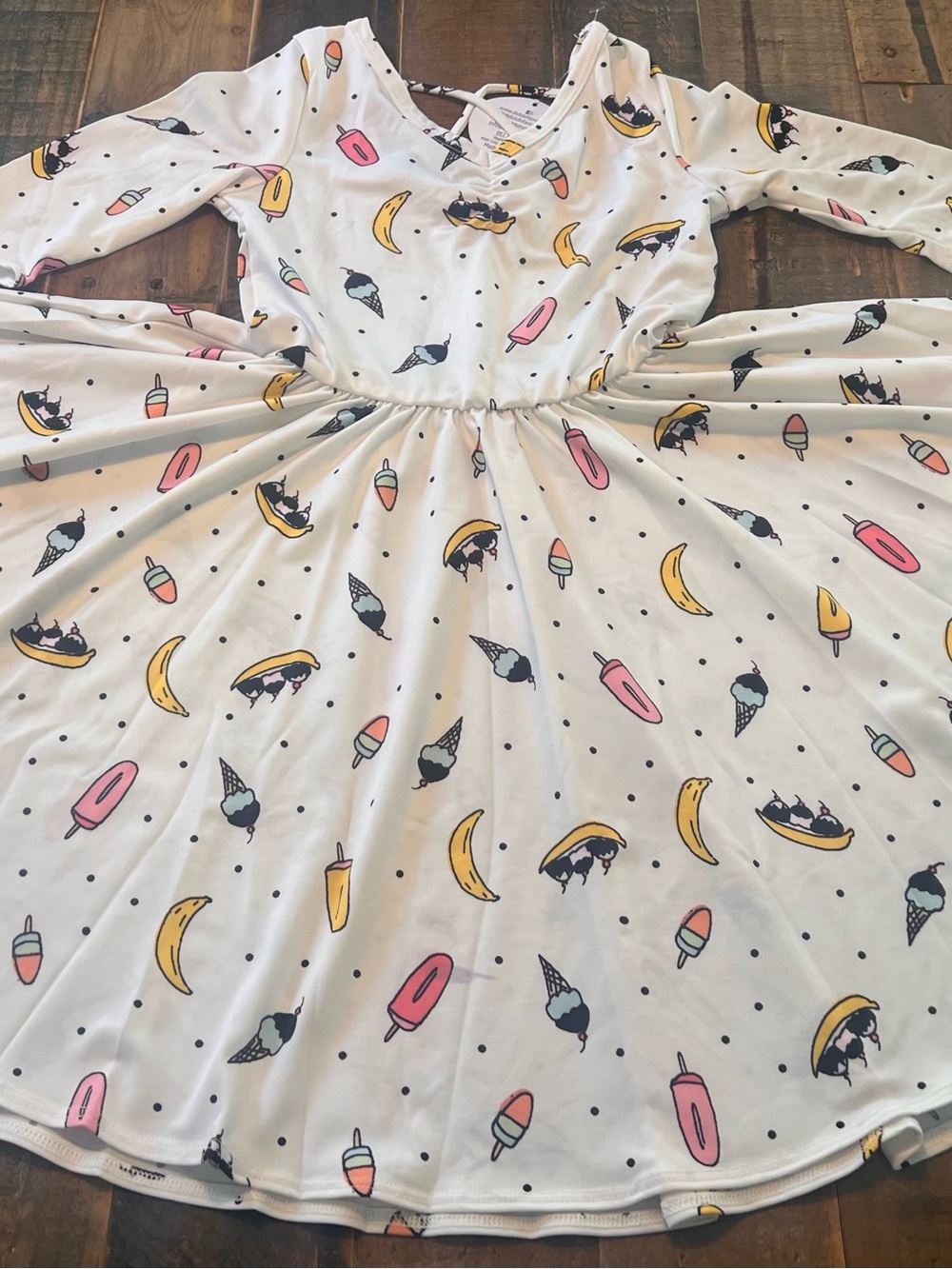 Dot Dot Smile size 7 girls banana split Ballerina twirl dress new